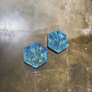 Original Watercolors "Hiding In Plain Sight" 1 & 2 Diptych Each 9" X 9"Timothy